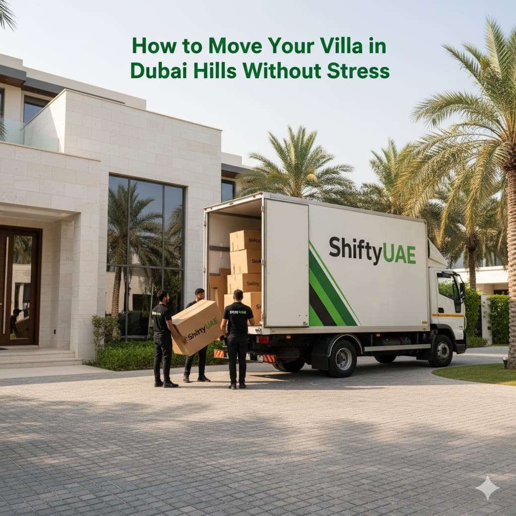 How to Move Your Villa in Dubai Hills Without Stress - Moving tips and guides | Shifty UAE