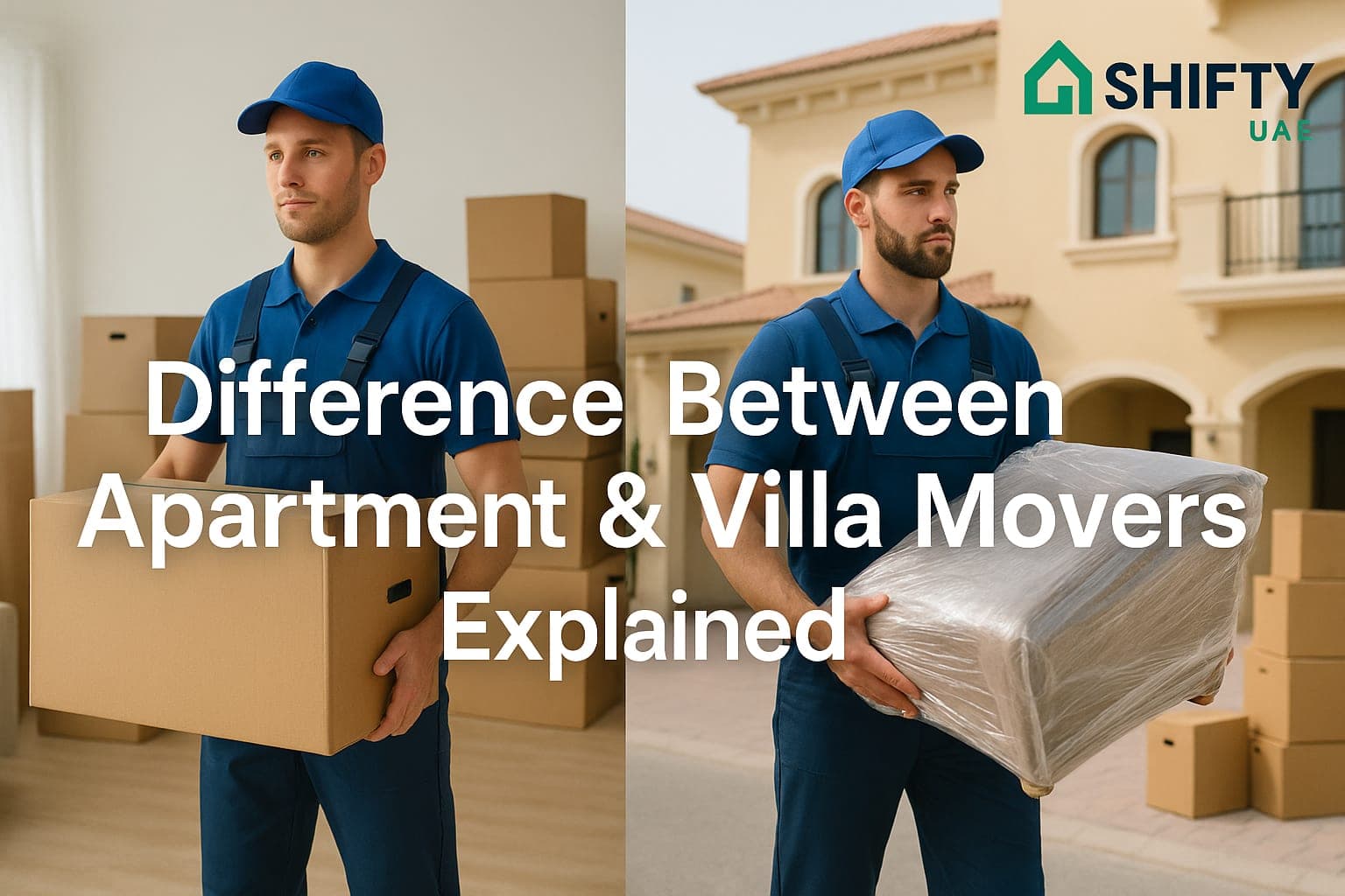 Difference Between Apartment & Villa Mover Explained | Dubai - Moving tips and guides | Shifty UAE