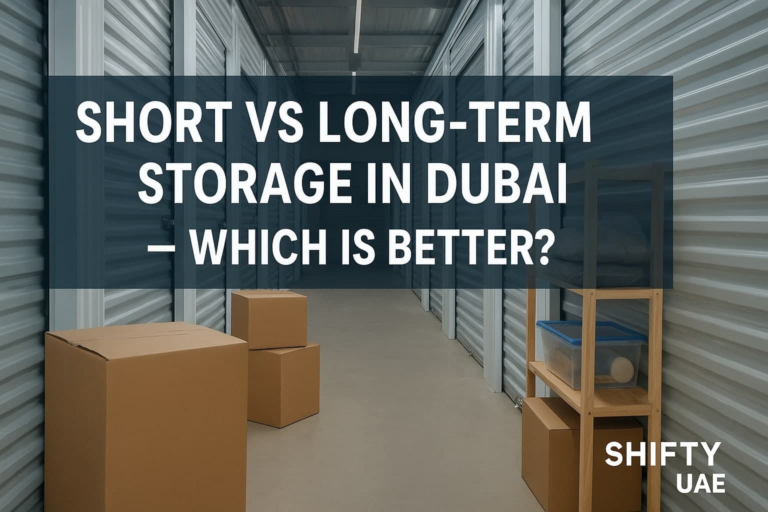 Short vs Long-Term Storage in Dubai | Which Is Better? - Moving tips and guides | Shifty UAE