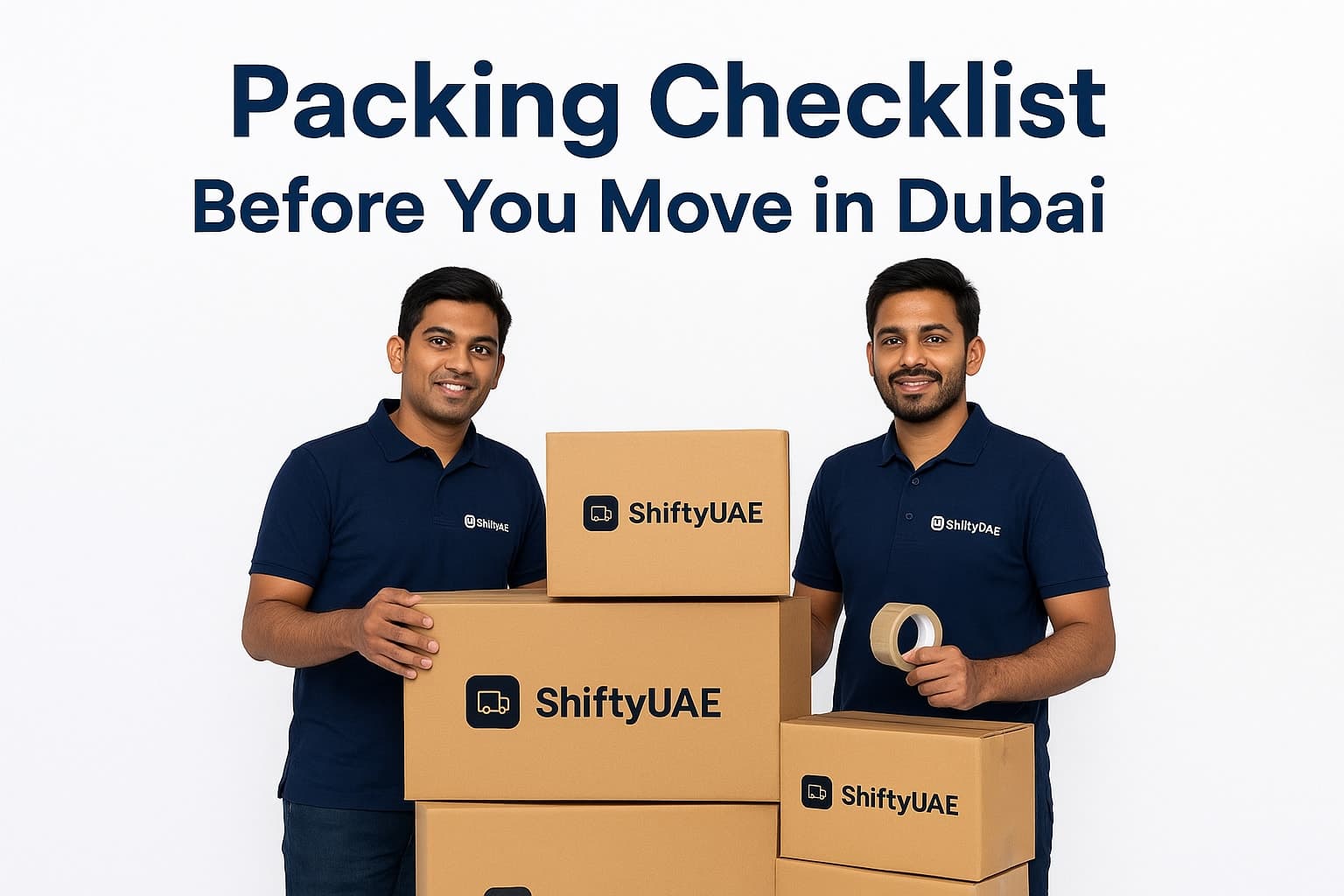 Packing Checklist Before You Move in Dubai | Shiftyuae LLC - Moving tips and guides | Shifty UAE