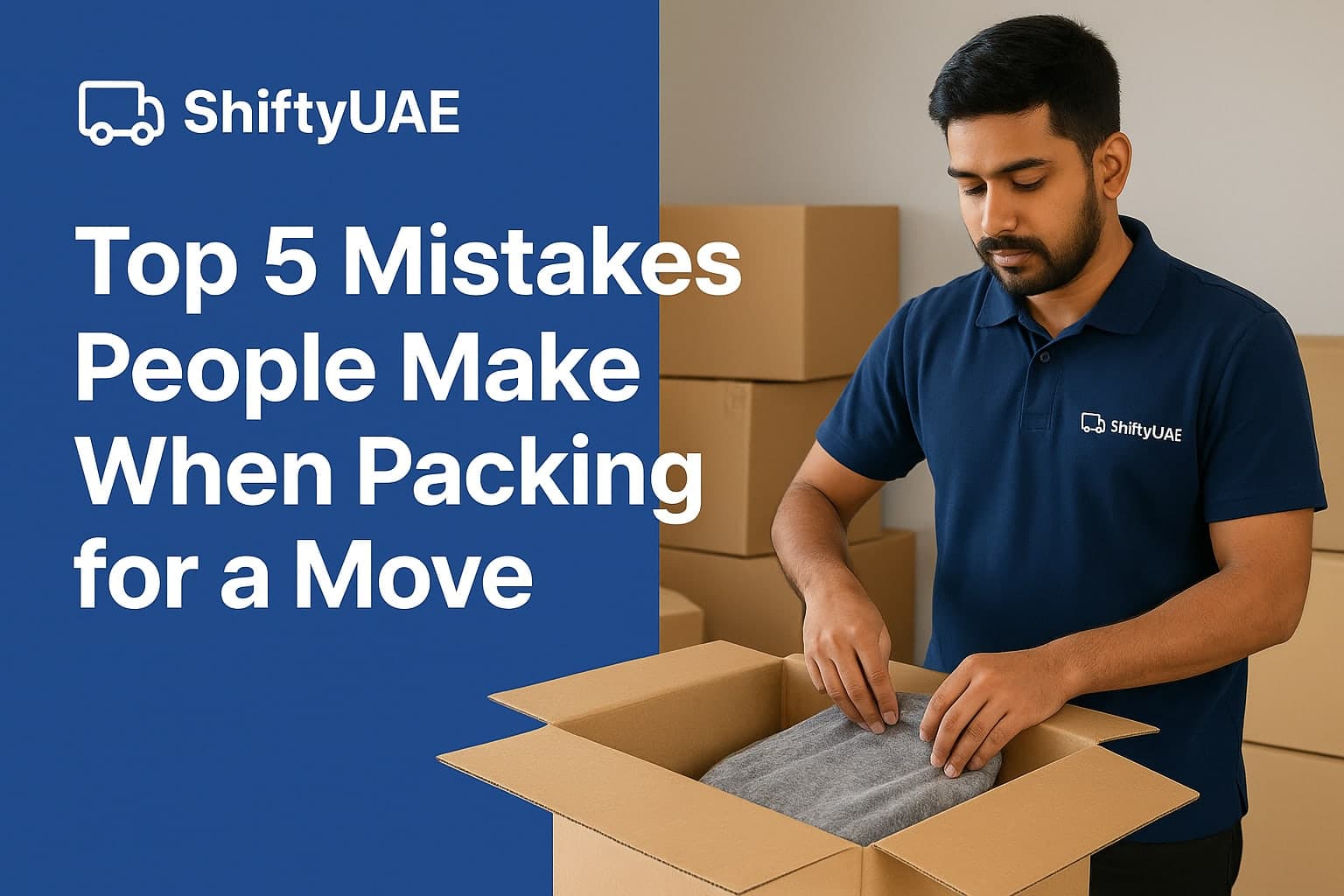 Top 5 Packing Mistakes to Avoid When Moving in Dubai - Moving tips and guides | Shifty UAE