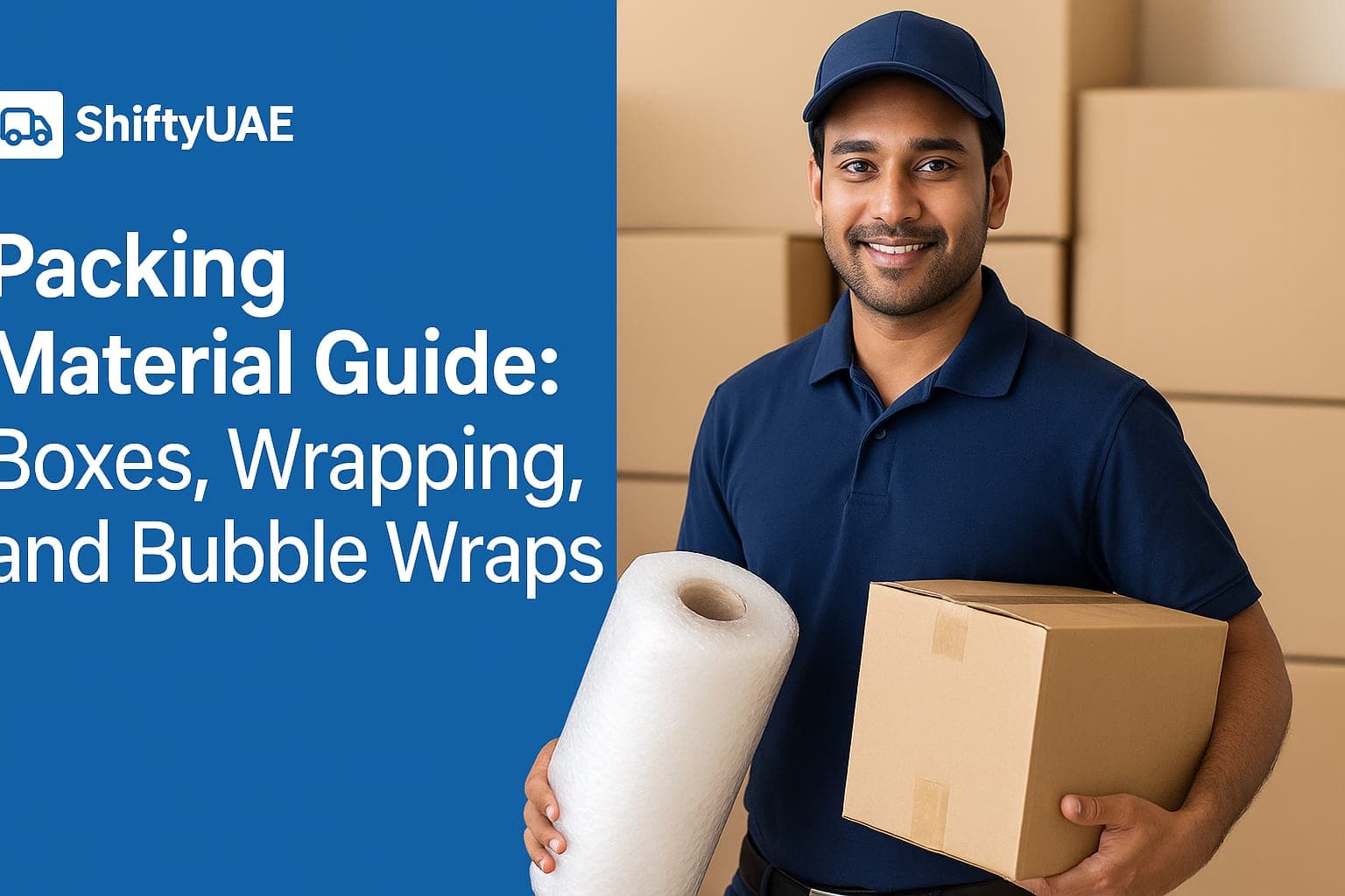 Packing Material Guide for Moving in Dubai | Expert Tips - Moving tips and guides | Shifty UAE