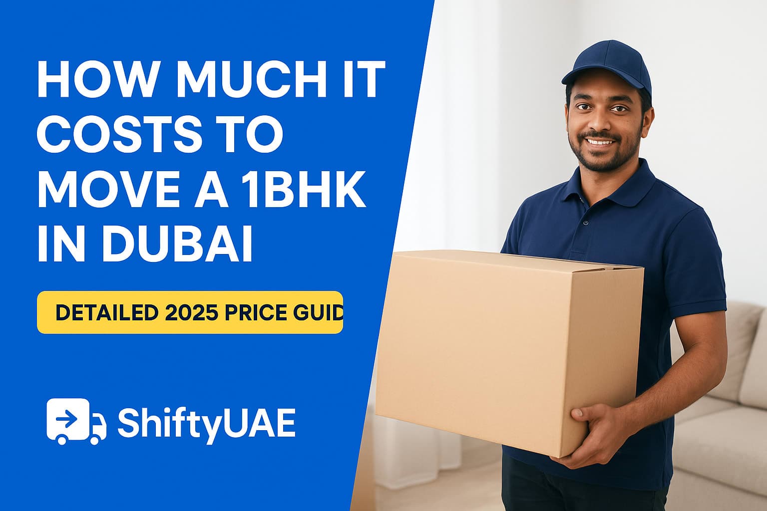 1BHK Moving Cost in Dubai | Detailed 2026 Price Guide - Moving tips and guides